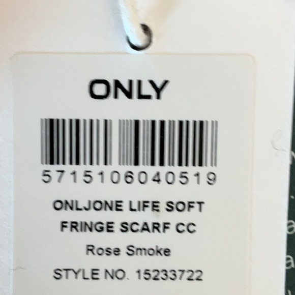 Smokey rose super soft scarf by Only- new with tags - Picture 7 of 7